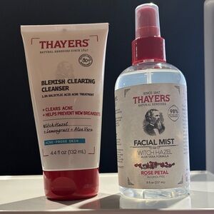 Thayers Blemish Clearing Cleanser & Rose Petal Facial Mist